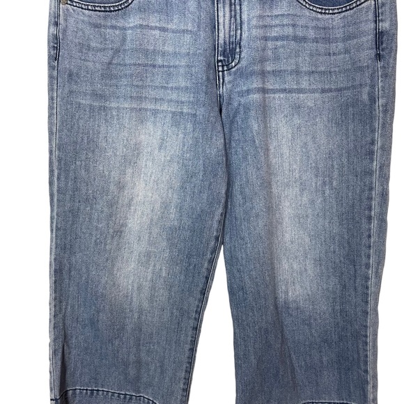 Liverpool The Crop Wide Leg Raw Hem Size 8/29 Baggy Relaxed Hipster Cropped Jean - Picture 8 of 16